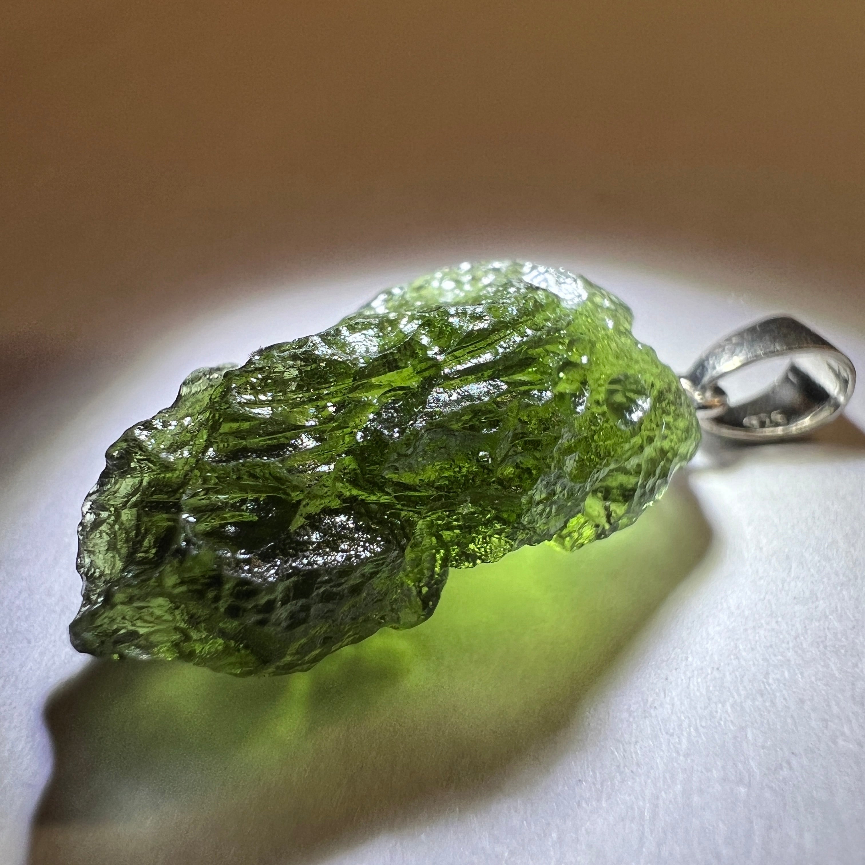 3.36g Moldavite Pendant