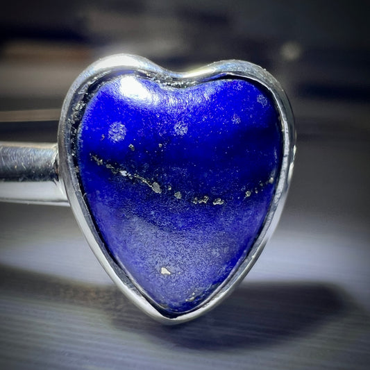 Moldavite & Lapis Lazuli Silver bracelet