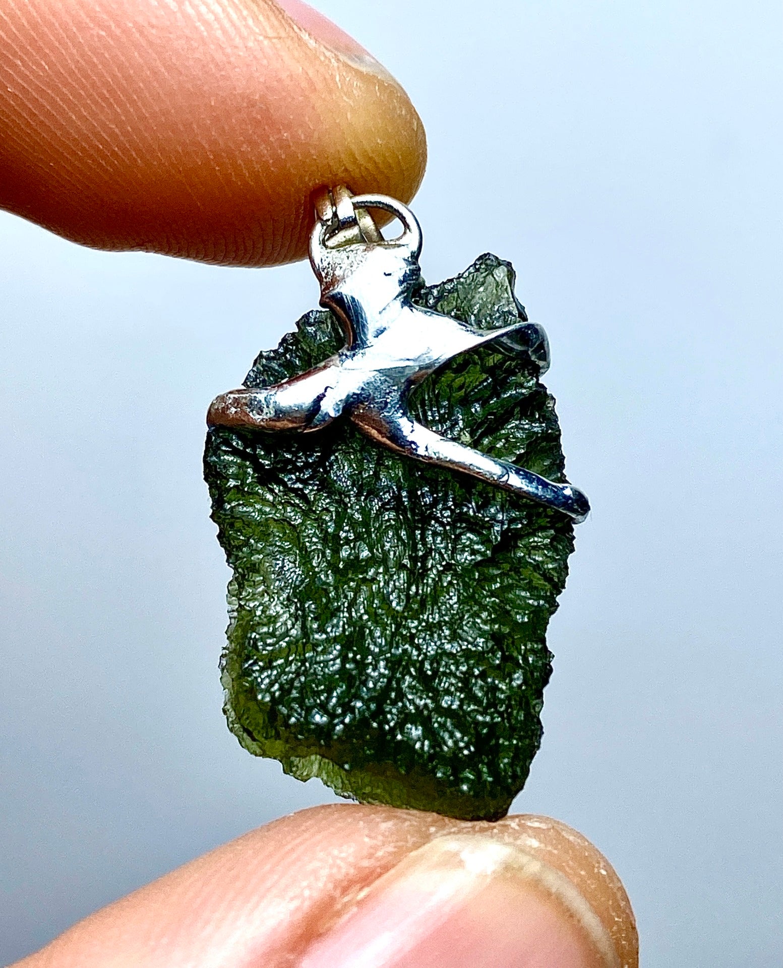 2.3g Moldavite Pendant