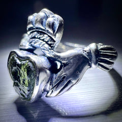 Claddagh Silver Ring (Size K, 5-1/4)
