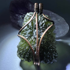 4.6g Moldavite & Copper Pendant