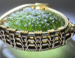 2.2g Chlum Moldavite Pendant– 14k Gold Filled
