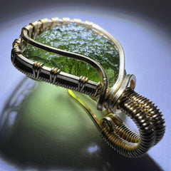 2.2g Chlum Moldavite Pendant– 14k Gold Filled