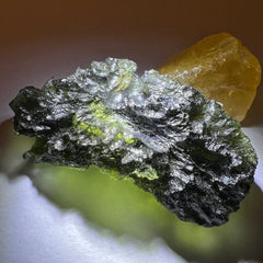 17.69g Moldavite with inner bubble