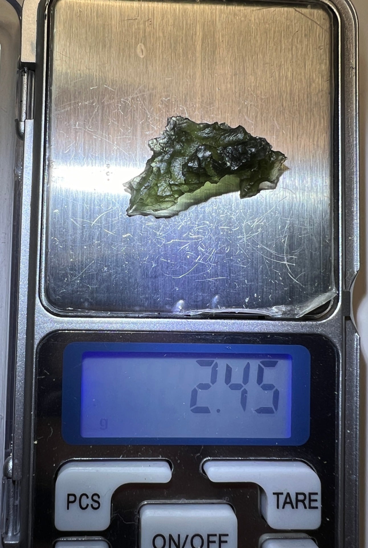 2.45g Hedgehog Moldavite