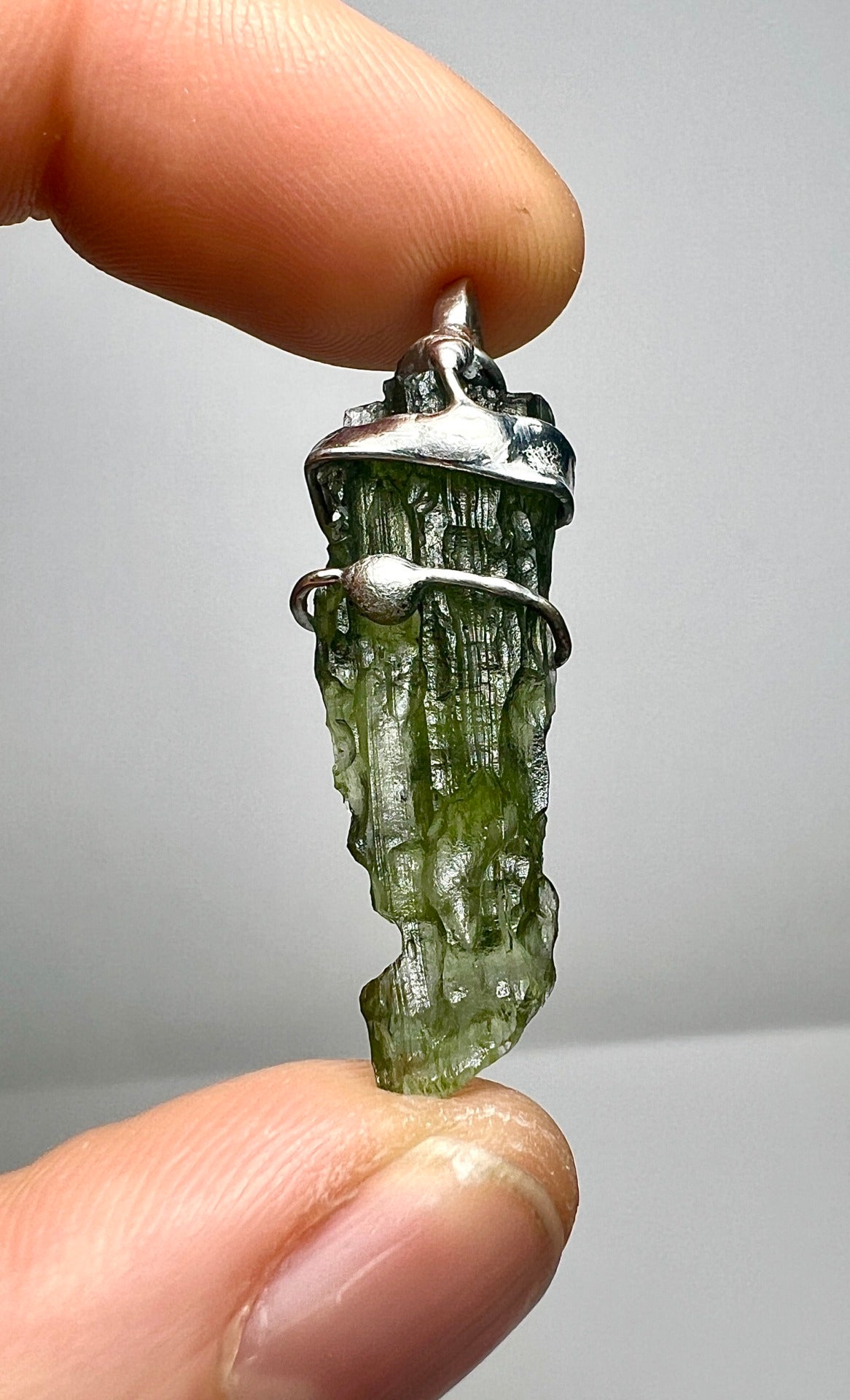 2.8g Moldavite Pendant