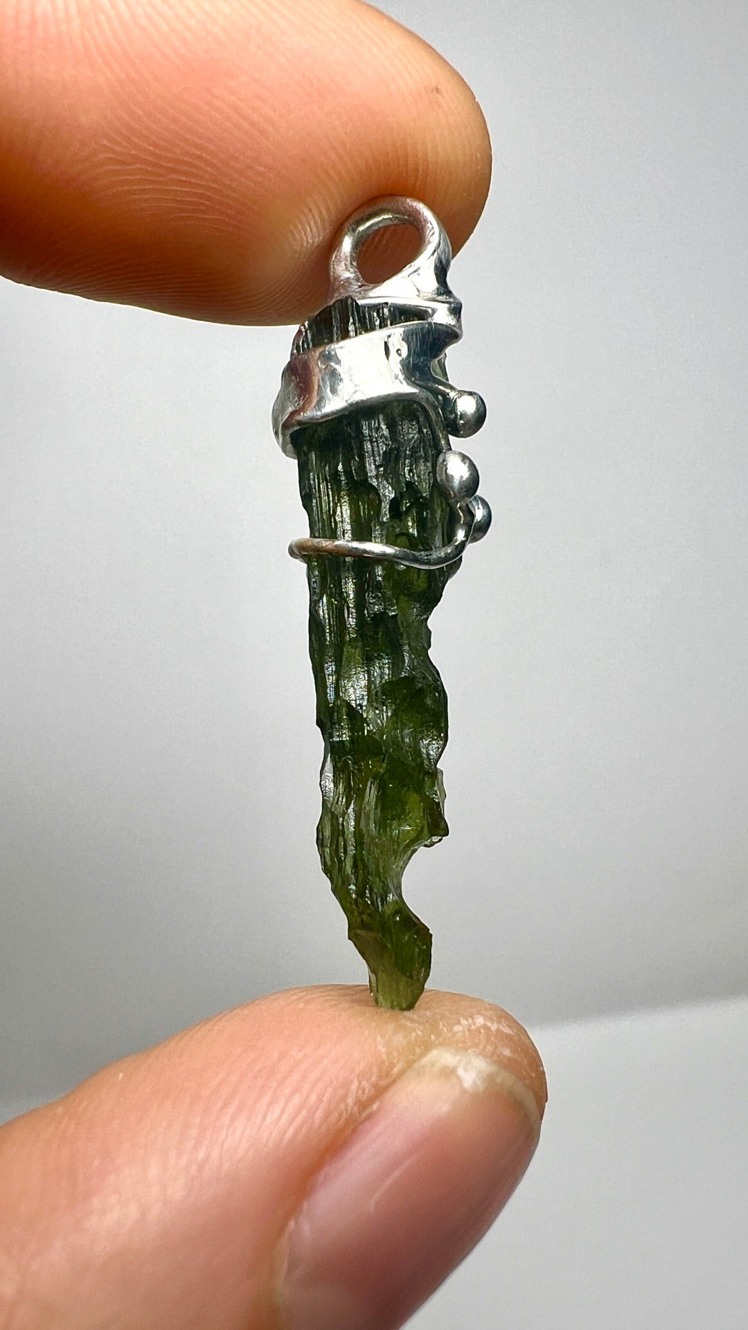 2.8g Moldavite Pendant