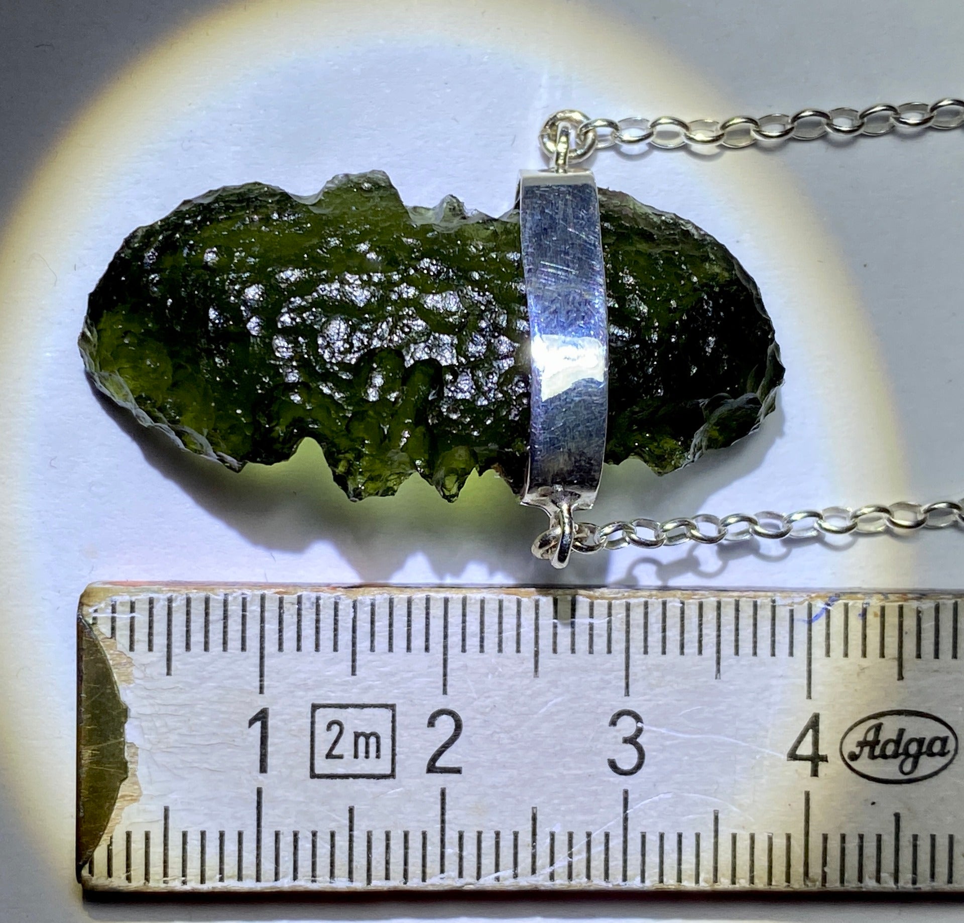 5.4g Moldavite necklace.