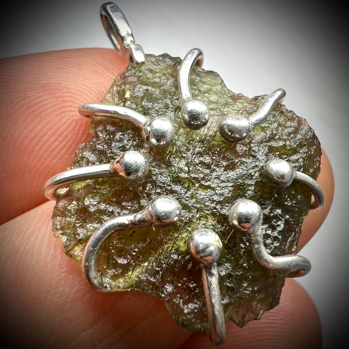 Moldavite & Silver Pendant 2.85g