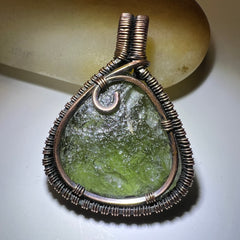 Moldavite Necklace 2.74g.