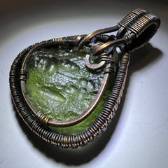 Moldavite Necklace 2.74g.