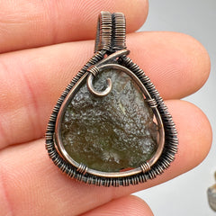 Moldavite Necklace 2.74g.