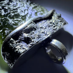 3.22g Moldavite & Silver Pendant