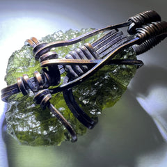 4.86g Moldavite & Copper Pendant