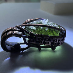 1.73g Moldavite & Copper Pendant