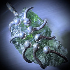 Moldavite & Silver Pendant 2.76g.