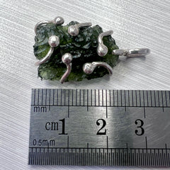Moldavite & Silver Pendant 2.45g