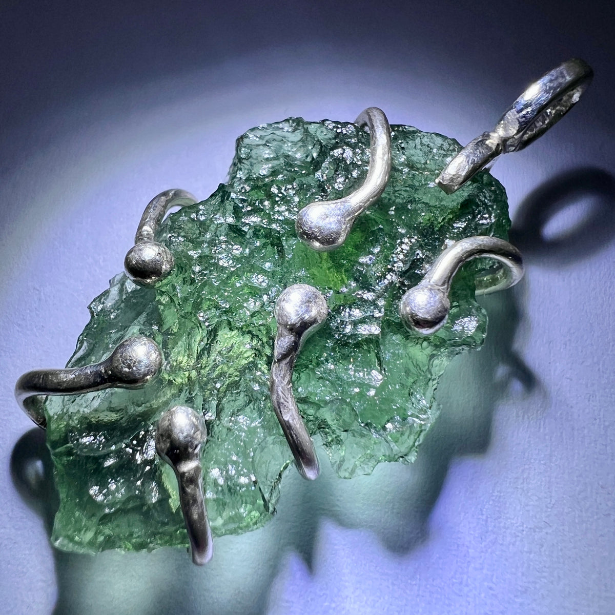 Moldavite & Silver Pendant 3.67g.