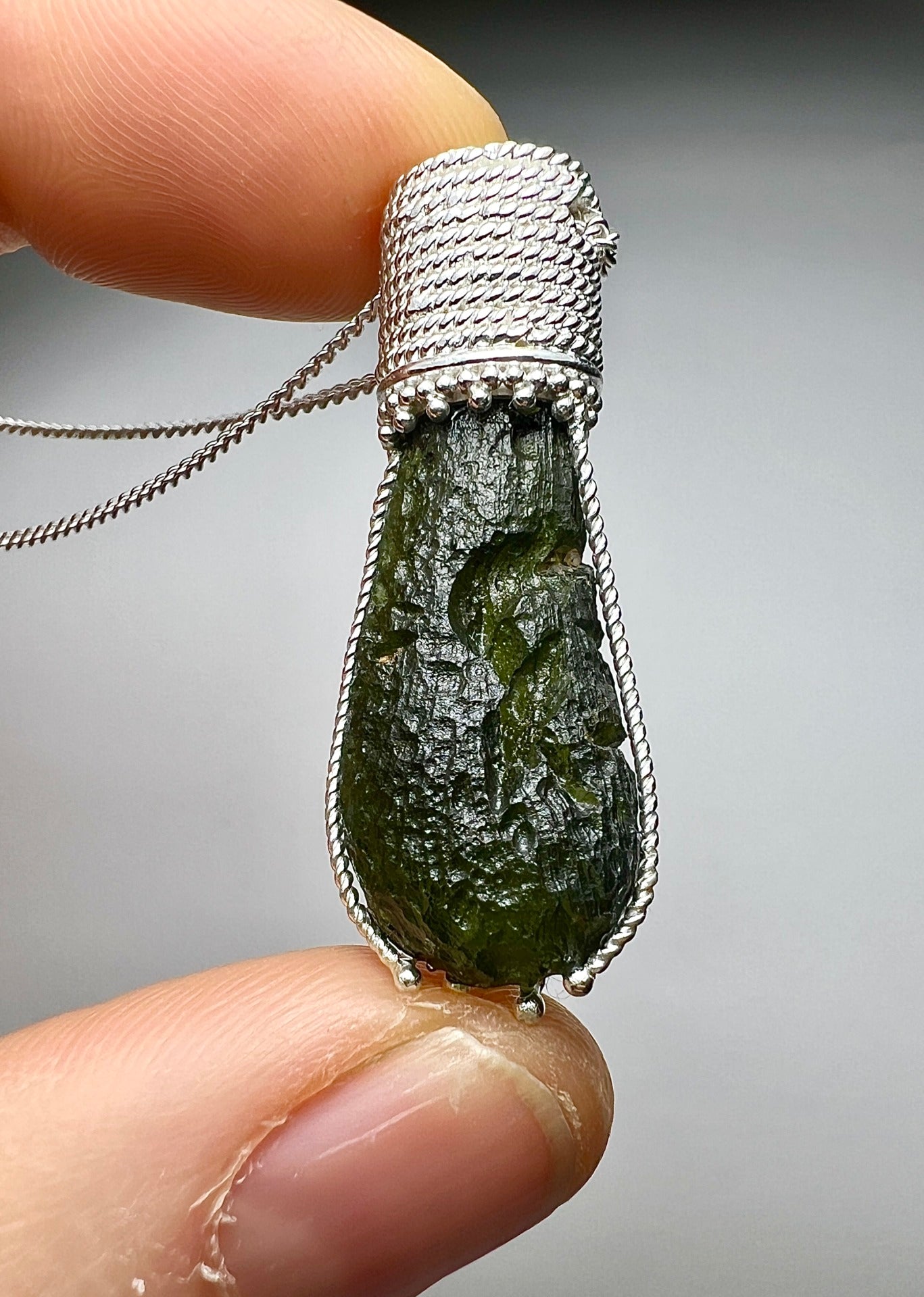 3.97g Moldavite Necklace