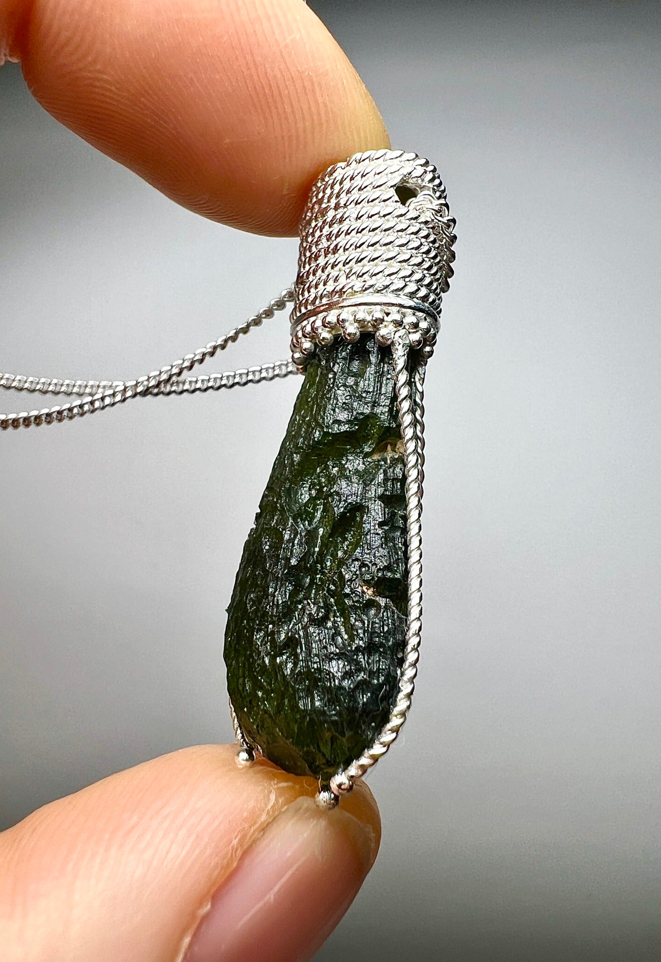 3.97g Moldavite Necklace