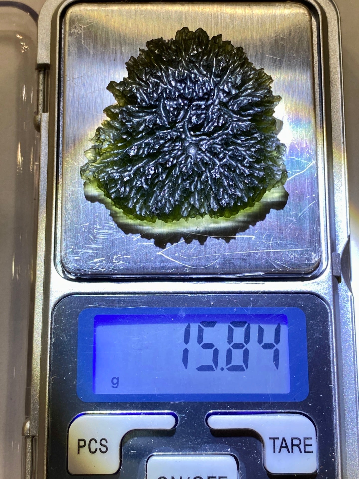 Investment Moldavite, 15.84g.