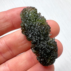 11.49g Investment Grade Moldavite - Nesmen Les.