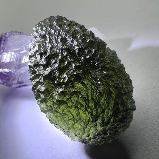 12.44g Moldavite "Egg" Maly Chlum