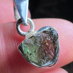 Moldavite Silver pendant, 1.88g