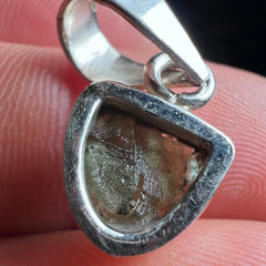 Moldavite Silver pendant, 1.88g