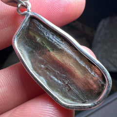 Moldavite Silver pendant, 4.96g