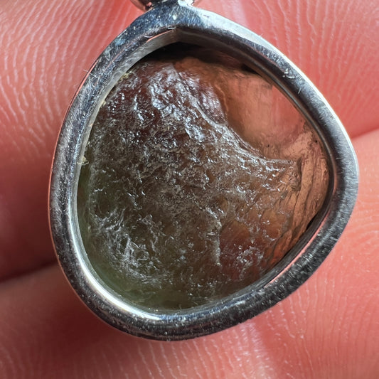 Moldavite Silver pendant, 3.65g