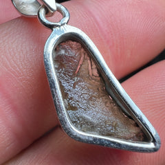 Moldavite Silver pendant, 2.78