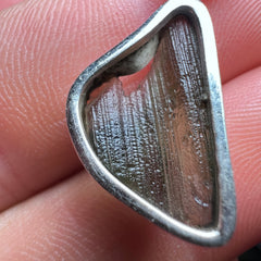 Moldavite Silver pendant, 2.53