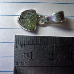 Moldavite Silver pendant, 1.88g