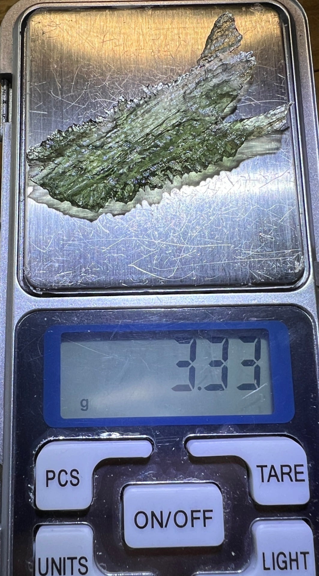 3.33g Angel Chime Moldavite