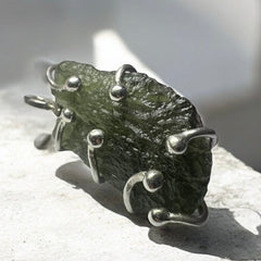 Moldavite Pendant — “Tentacles” Design. 4.39.