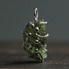 Moldavite & Silver Pendant 2.76g.