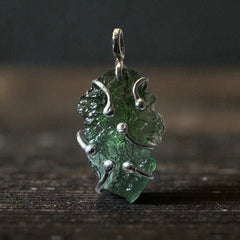 Moldavite & Silver Pendant 3.67g.