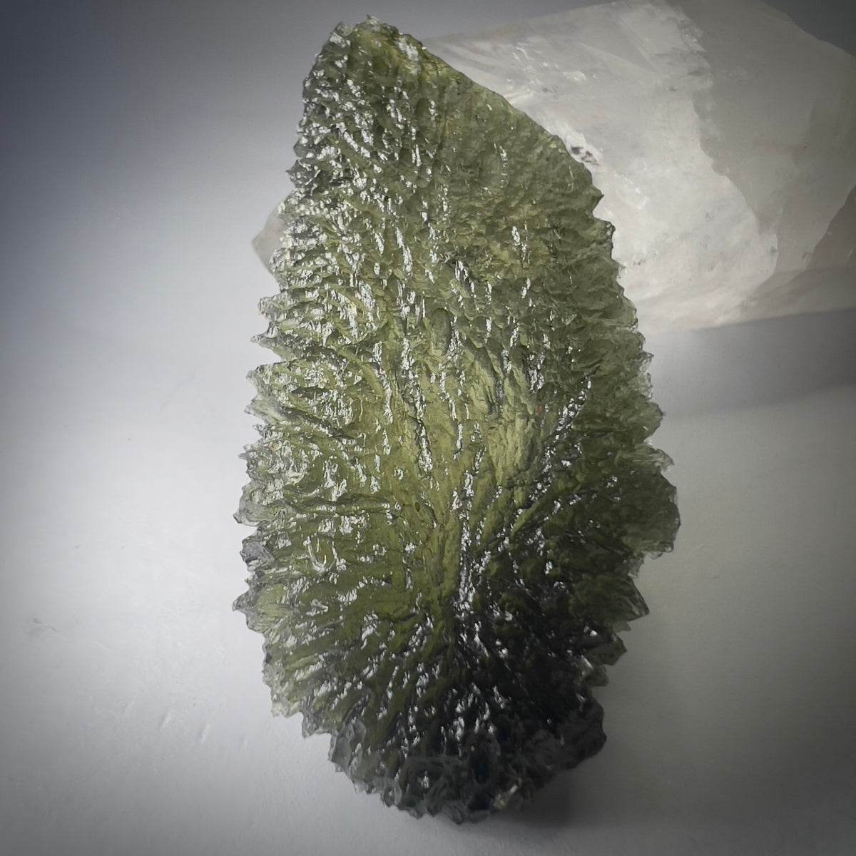 Natural Moldavite Angel Chime | 8.5g | Marouskovo Pole