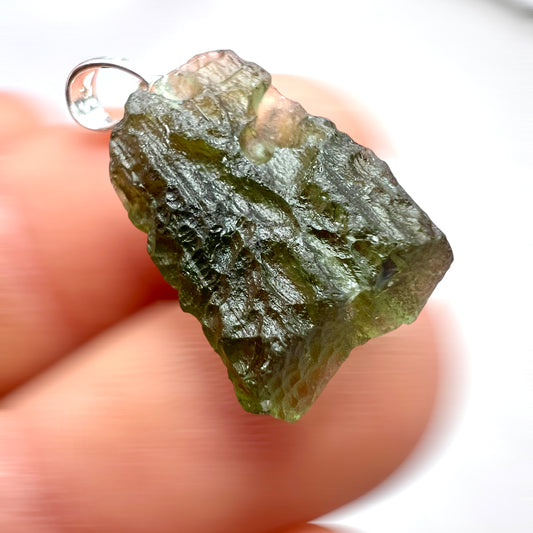 2.7g Moldavite Pendant