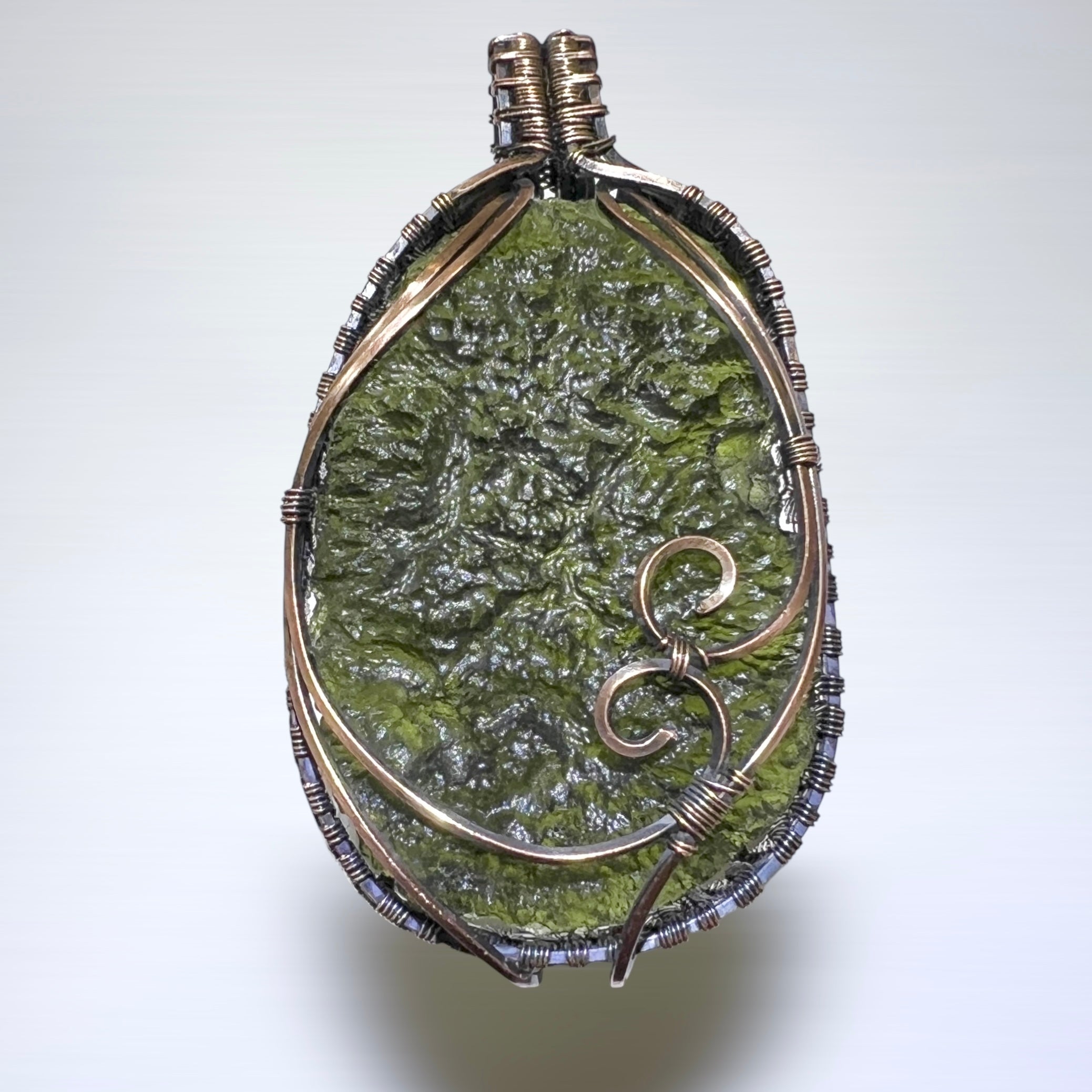 18.27g Moldavite pendant. "The game changer".