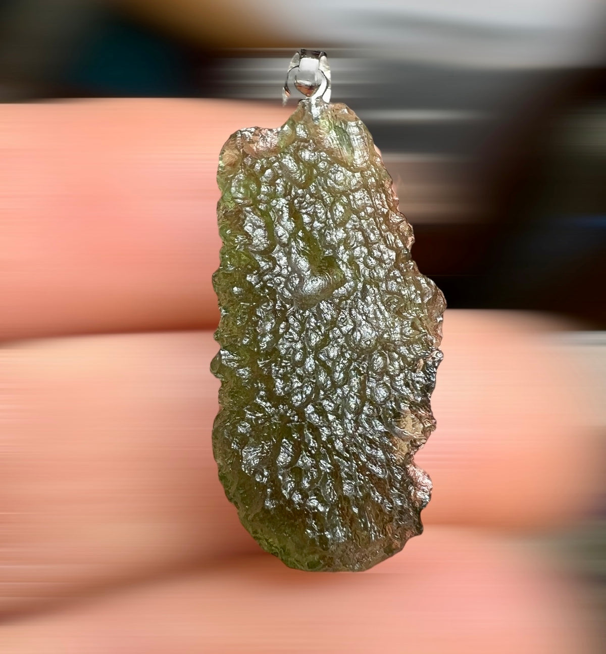 3.3g Moldavite Pendant