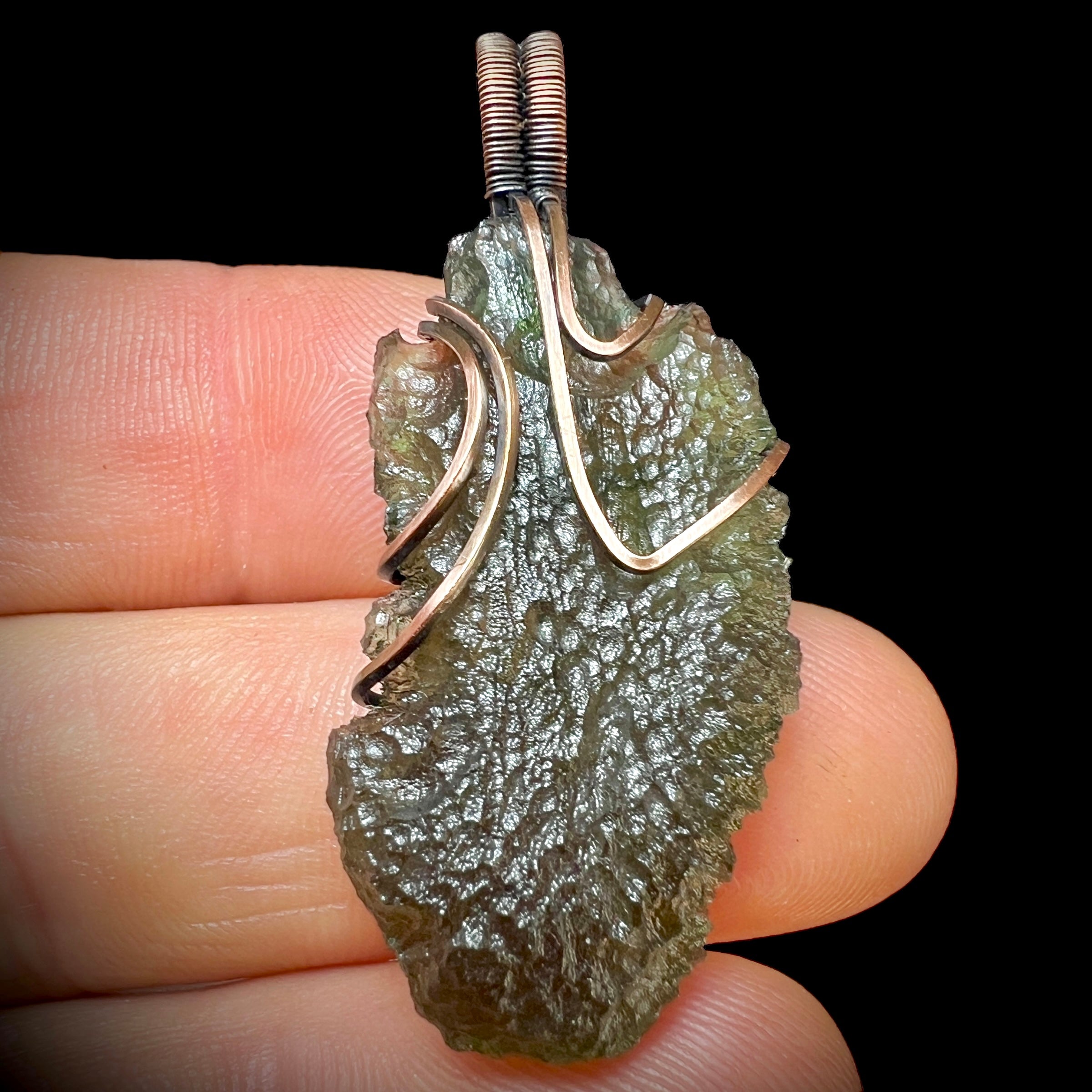 6.1g Moldavite pendant