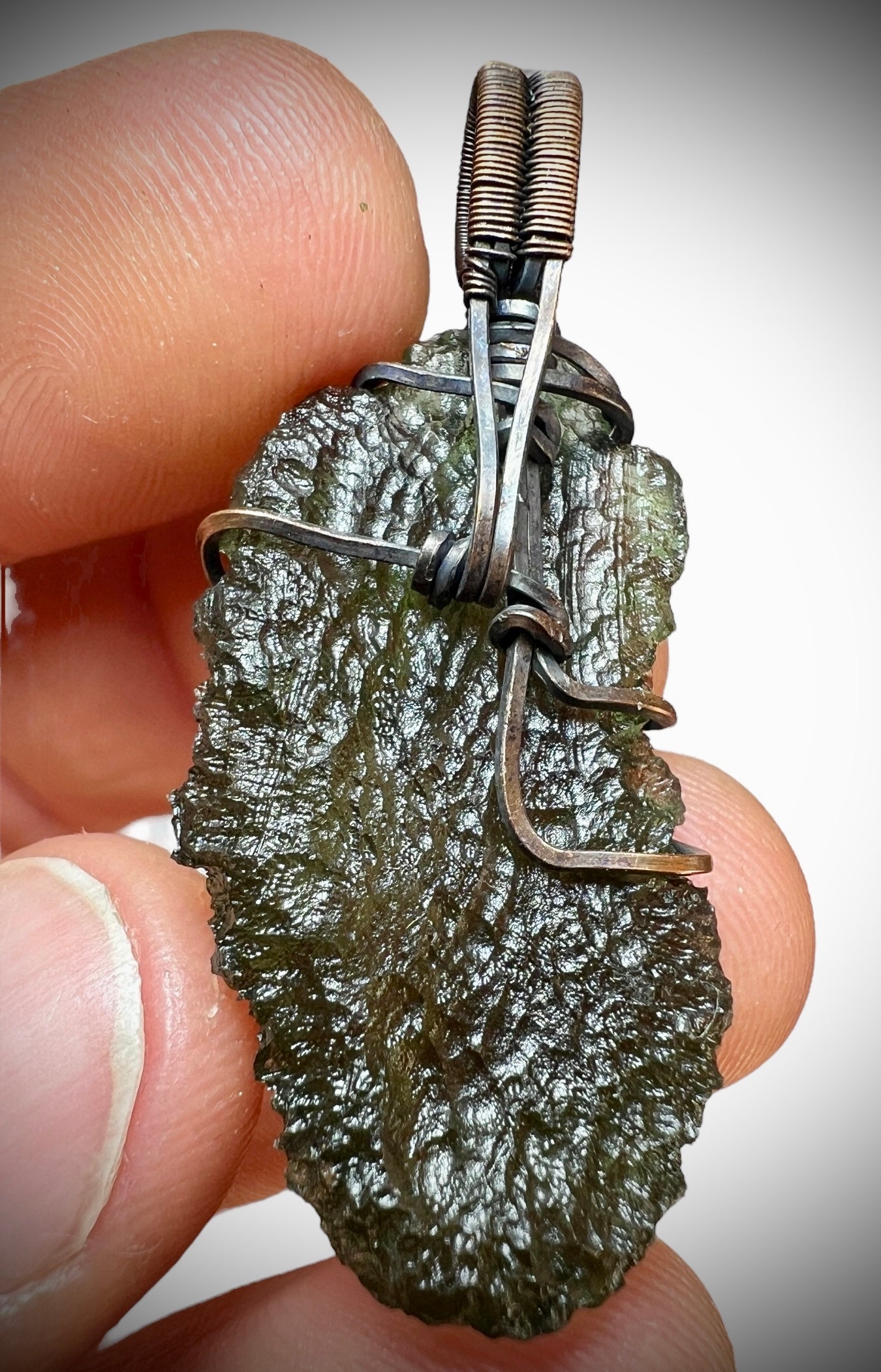 6.1g Moldavite pendant