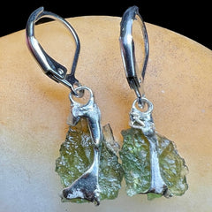 Moldavite Earrings (1.98g)