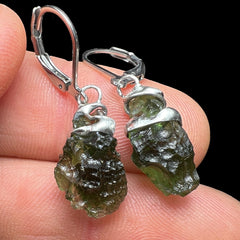 Moldavite Earrings (2.5g)