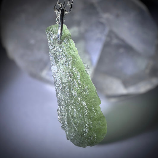 0.90g Moldavite Pendant