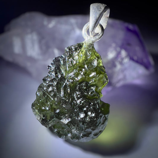 2.65g Moldavite Pendant