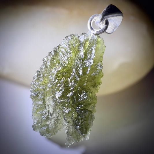 2.56g Moldavite Pendant