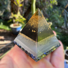 Moldavite Orgone generator 60mm.